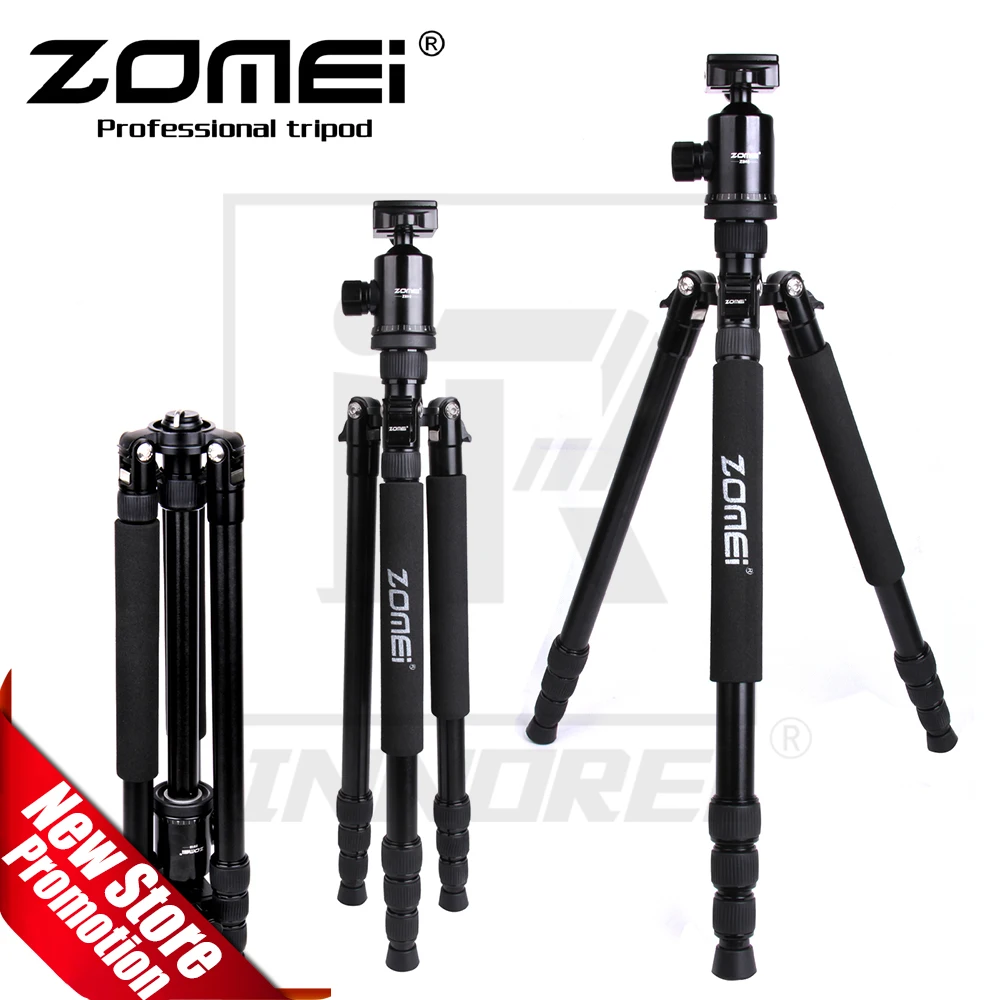 

Zomei Z818/Z888 Professional Portable Magnesium Aluminium Travel Tripod Stand Monopod Ballhead Z818 for Digital SLR DSLR Camera