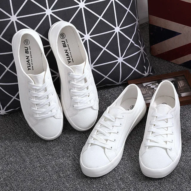 White Canvas Shoes Sports Tennis Women Shoes Autumn Flat Oxford Shoes Woman Female Wild Literary Shoes Students Sneakers Walking