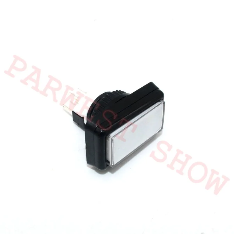 Best quality 46*27mm Rectangle Arcade illuminated push button arcade LED momentary buttons Gaminator Push button switch