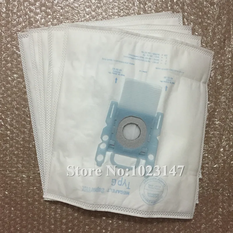 5 개/몫/많은 진공 청소기 부품 알파 가방 필터 먼지 봉투 교체 보쉬 BS55 GXXL BSG71266/11 BBS2299