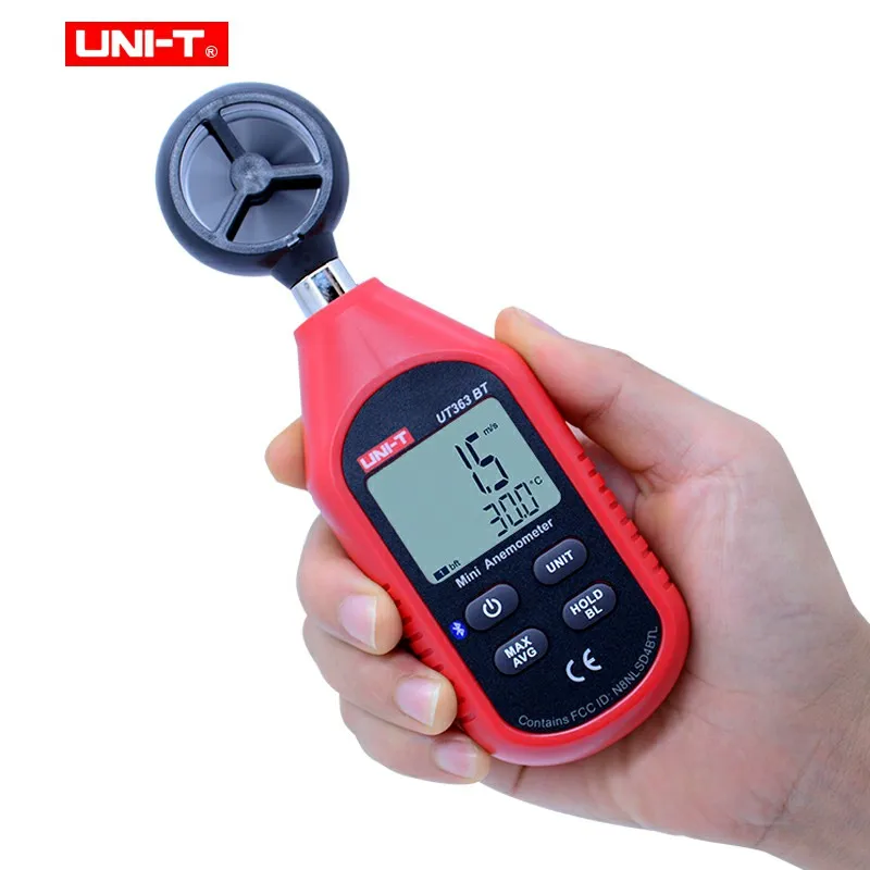 UNI-T UT333BT UT353BT UT363BT UT383BT Digital humidity meter Mini Anemometer light meter LUX Digital sound meter