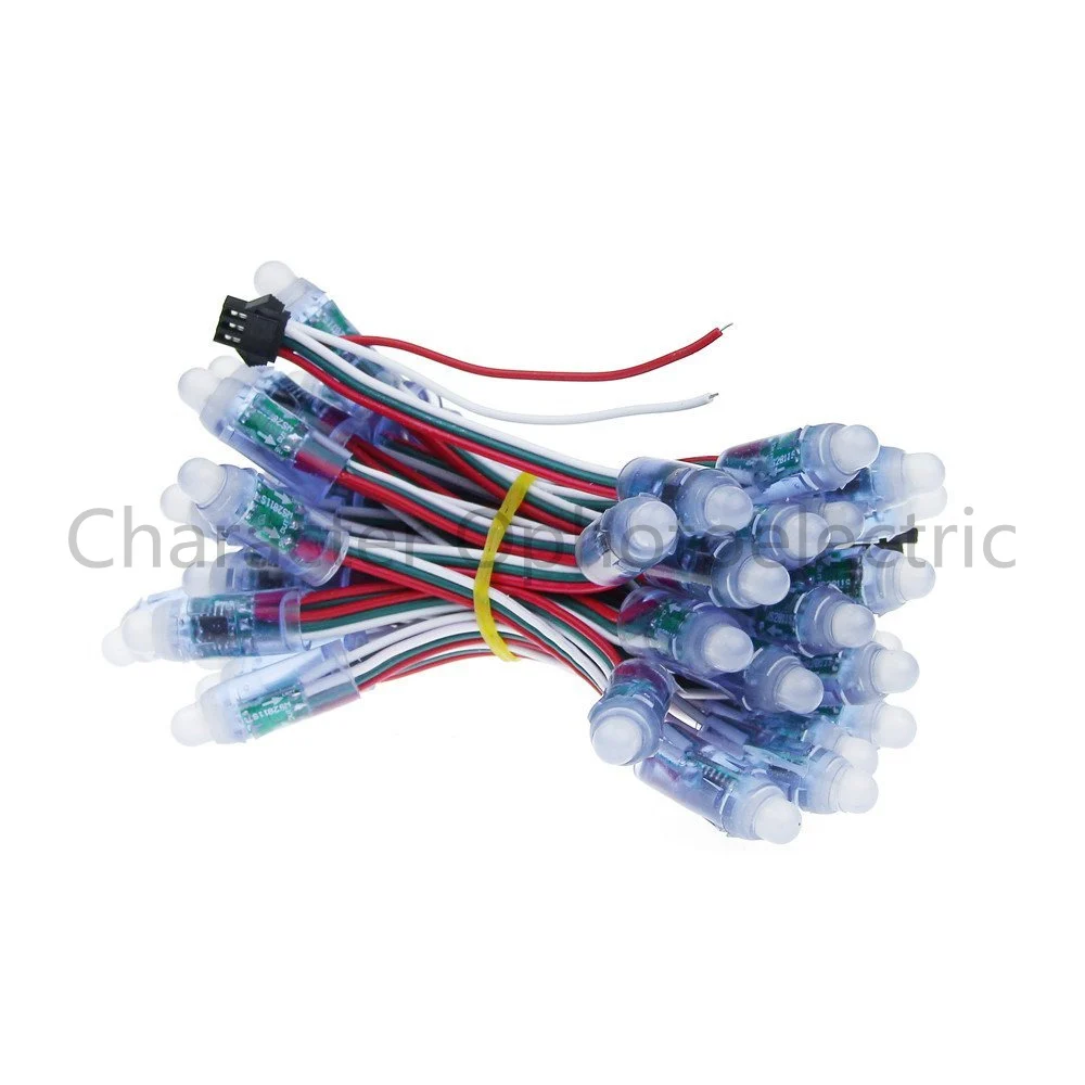 200 pcs/lot 12mm WS2811 2811 IC RGB Led Module String Waterproof DC 5V Digital Full Color LED Pixel Light
