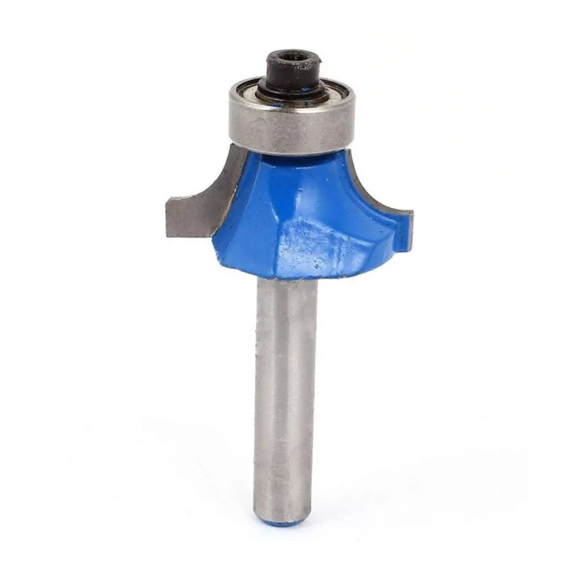 1/4 Inch x 1/2 Inch Round Over Corner Router Bit Woodworking Drilling Power Tools (1/4