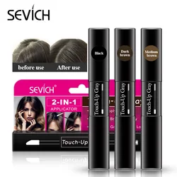 Sevich – cire colorante temporaire pour cheveux, Mascara pour couvrir les cheveux blancs une fois, lavable, crème de teinture Non toxique, Double coloration