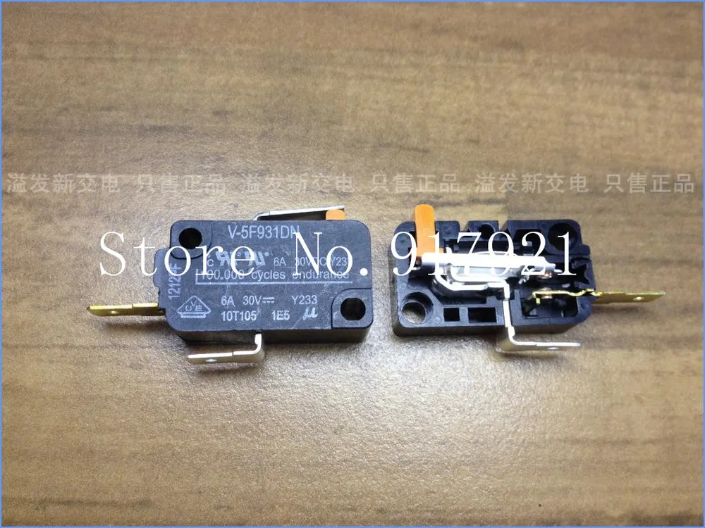 [ZOB] The original Japanese Shanwu V-5F931DN short handle long-life silver contact micro switch / route limit switch  --50pcs/lo