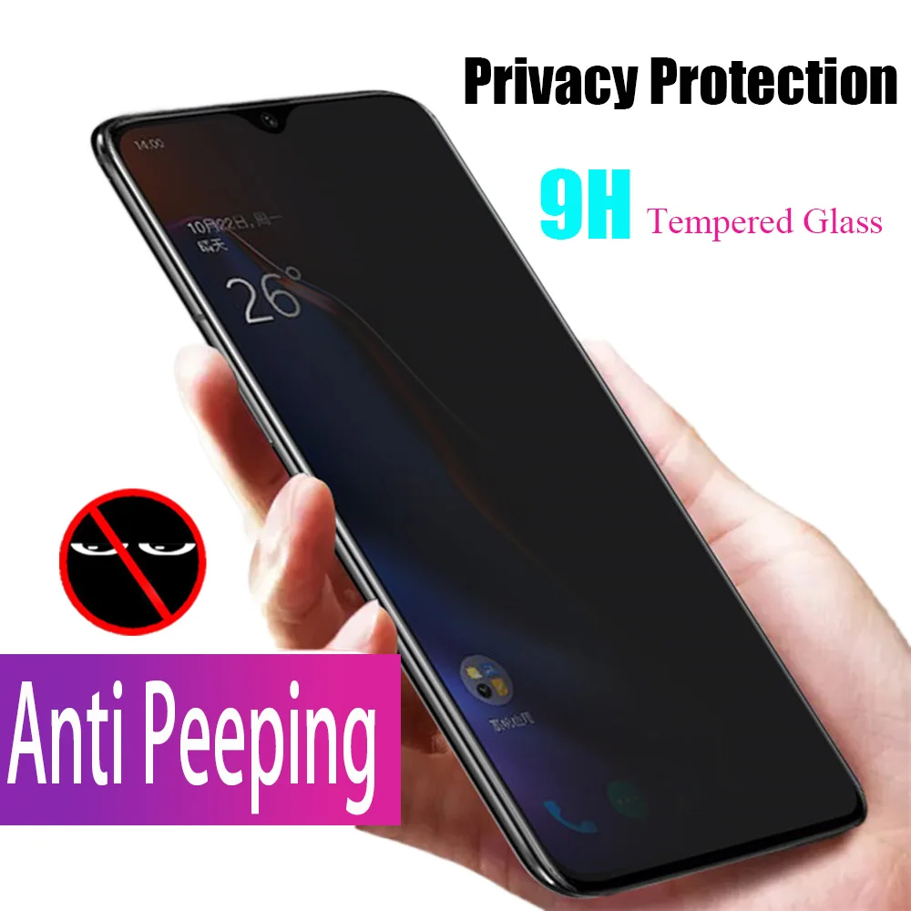 2Pcs Privacy Screen Protector For Oneplus 10T 10R 9 9E 9R 9RT 8T 7 7T 6T 6 Nord 2T N20 CE 2 Lite ACE 5G Anti Spy Tempered Glass