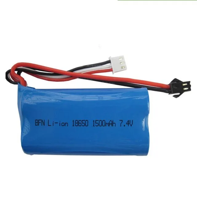 

7.4v 1500mAh Li-ion battery for U12A S033G Q1 8019 QS8004 RC helicopter H100 RC boat