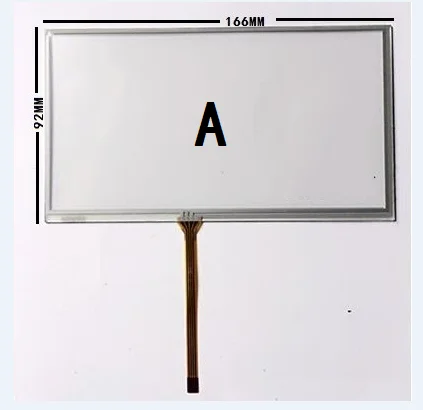 166*92 new 7 inch 6.95 inch 4 wire resistance touch-screen LCD panel 166MM*92MM TM070RDH01 C070VW03 V0