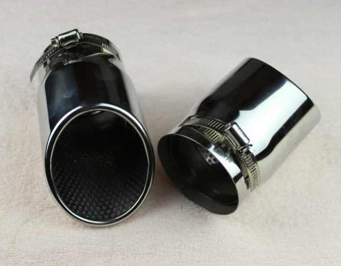 

For Audi A6 2009-2016 Stainless Steel exhaust muffler tip Pipe Car Accessories Stickers