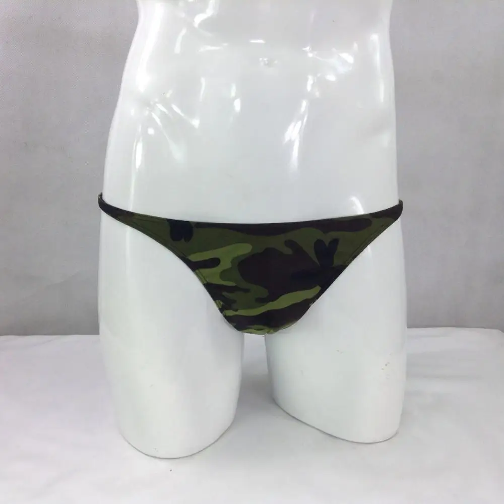 

Мужские бикини-стринги в полоску, джерси, нейлон, спандекс, G3774, ткань для купальника с узкой талией и принтом