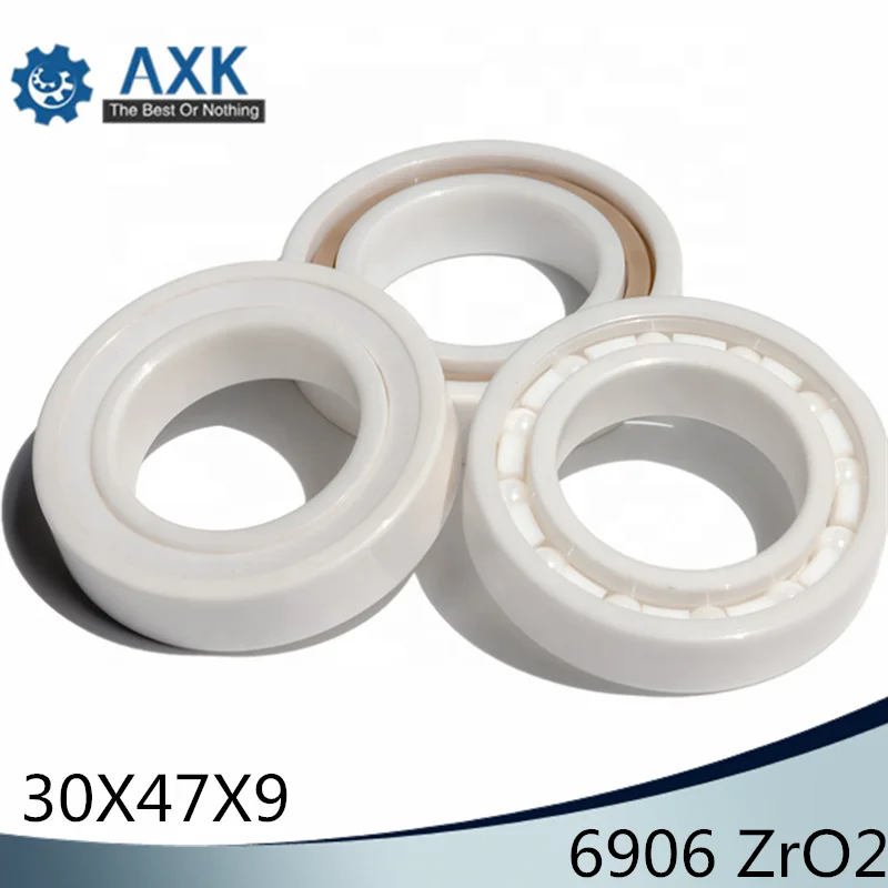 6906 Full Ceramic Bearing ( 1 PC ) 30*47*9 mm ZrO2 Material 6906CE All Zirconia Ceramic 6906 Ball Bearings