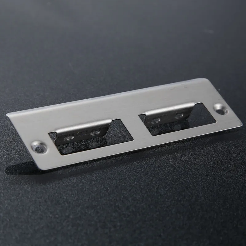 Stainless Steel 50X45 Lock Door Split Lock Body Wooden Door Lockcase Metal Fillet Panel Fit Cylinder Height 29mm