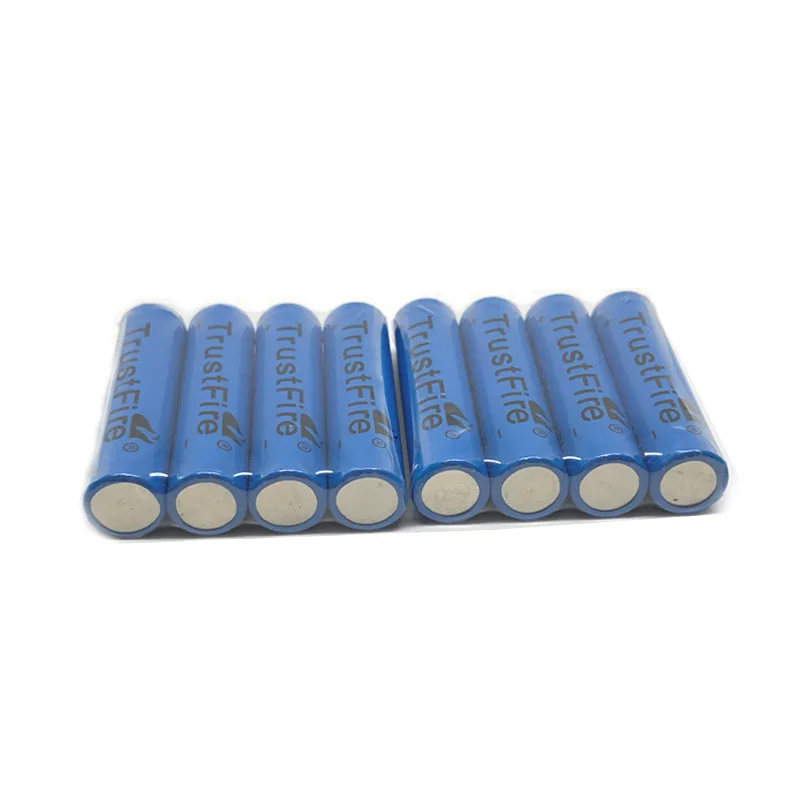 

6pcs/lot TrustFire TR10440 600mAh 3.7V 10440 Li-ion Battery Rechargeable Lithium Batteries Cell for LED Flashlights Headlamps