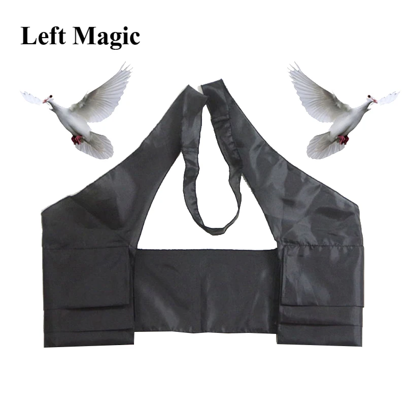 Dove Vest ( 6 Pockets Vest ) Magic Trick Vest To Dove Close Up Stage Props Apperring Dove Gimmick Comedy Perfession Accessary