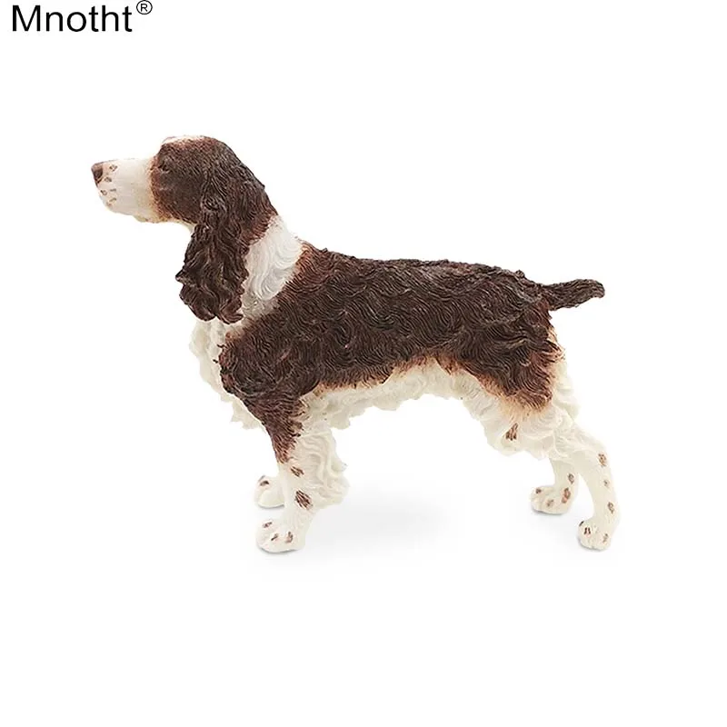 

Mnotht 1/6 Springer Spaniel Dog Simulation Animal Dog Model Scene Accessory Toy for Action Figure Gift Collection m5n