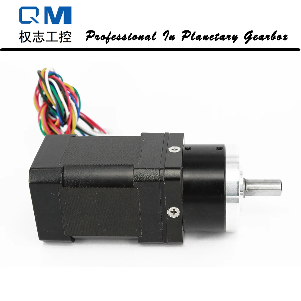 NEMA17 60W Brushless DC Motor 24V BLDC Gear Planetary Gearbox 15Arcmin Ratio 10:1 Peristaltic Pump