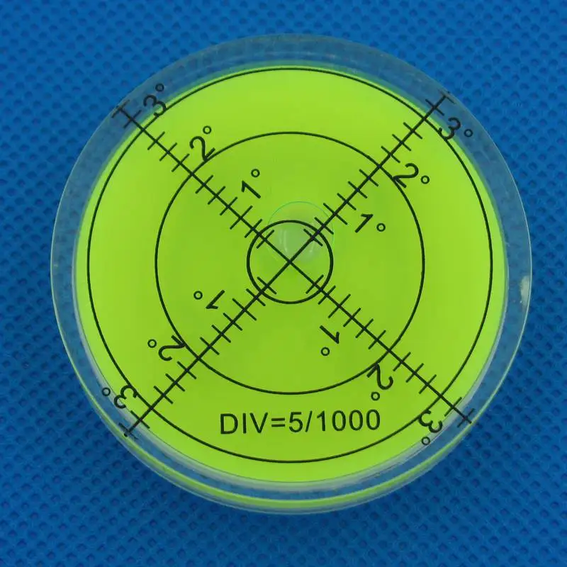 거품도 표시 표면 레벨링, 카메라 삼각대 가구 장난감 레벨 측정 기기, 60*12mm