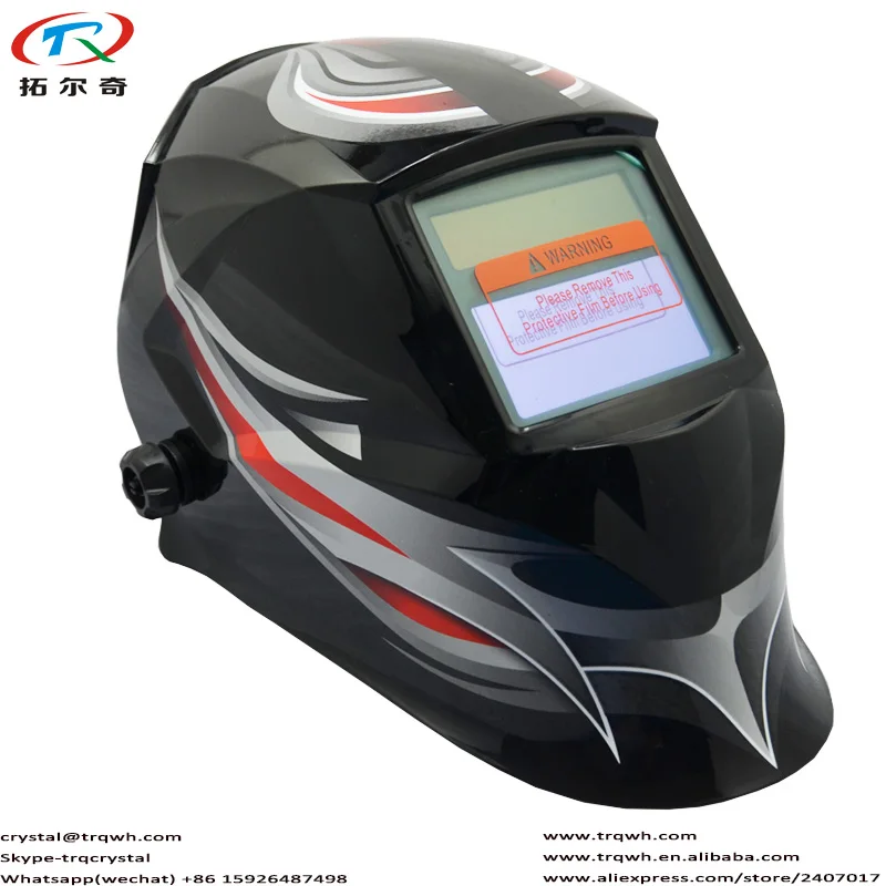 Fast Shipping Chameleon Mask Welder Machine Tig Mig Welding Helmet Factory New Arrival Black Face  JD01 with 2200DE