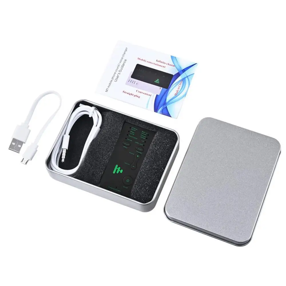 Voice Changer Adapter Voice Changer Microfono Disguiser Microfono Del Telefono Voice Changer Adattatore per PUBG