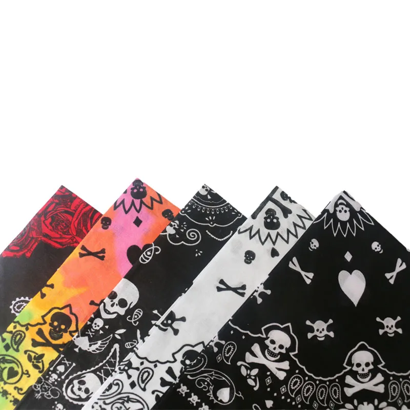 HUOBAO Skull Bandana Handkerchief Bicycle Motorcycle Headwear Mask Cycling Balaclava Head Scarf Outdoor Headscarf