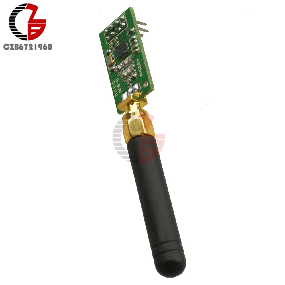 CC1101 Wireless Transceiver 315MHz 433MHz 868MHz 915MHz Transmitter Receiver Module + SMA Antenna 300-348 MHz 387-464 MHz ISM