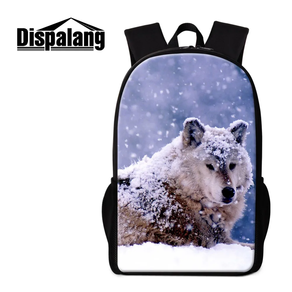 

Animals Wolf Horse Lion Tiger Backpacks For Teenage Boys School Bags 16 Inch Large Capacity Men's Cool Bagpack Children Mochila