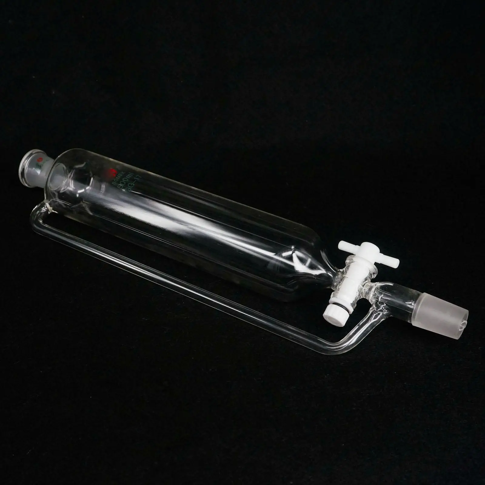 

500ml 24/29 Joint Borosilicate Glass Lab Pressure Equalizing Drop Funnel Column With PTFE Stopcock