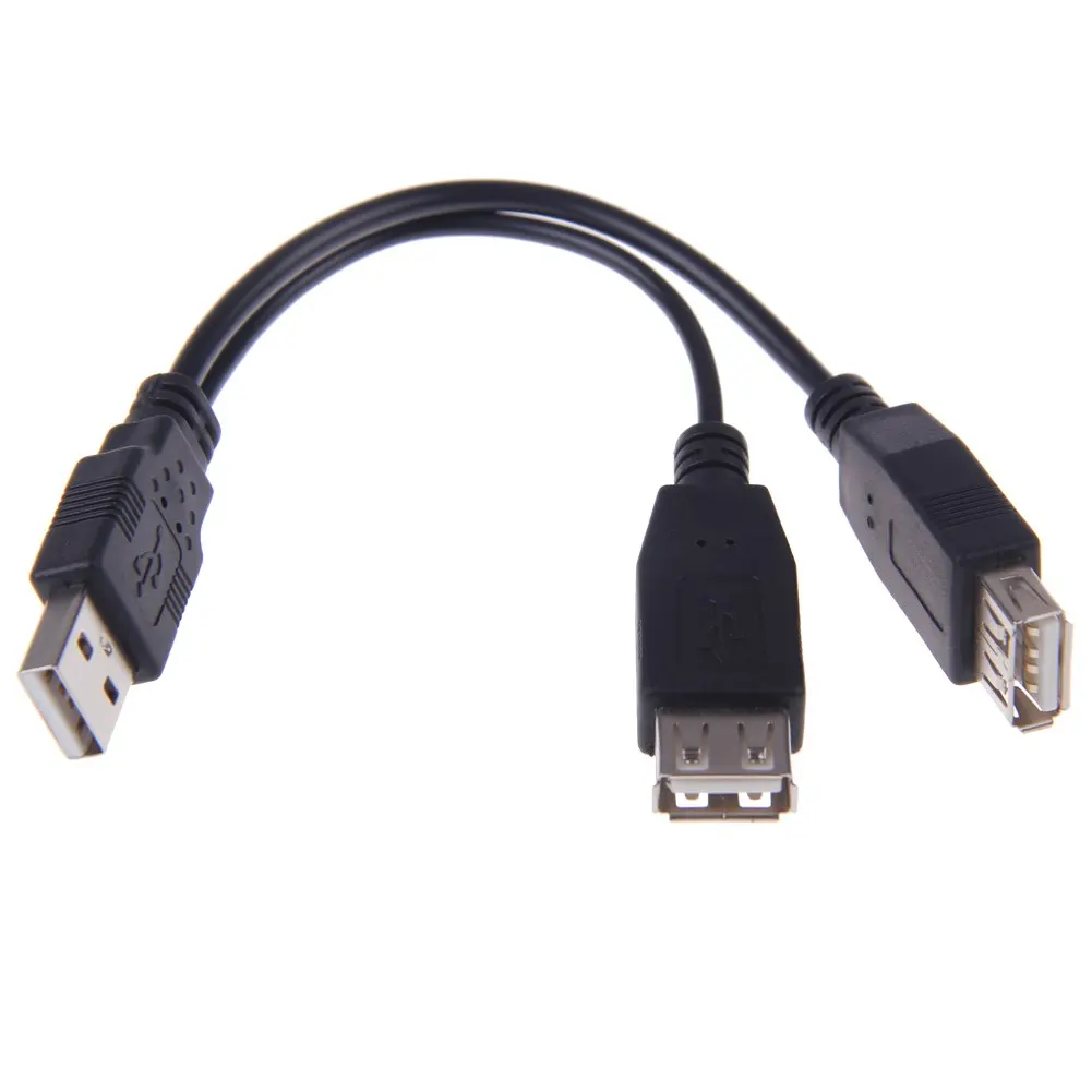 

CY USB 2.0 A Female to Dual Data USB 2.0 A Male + USB 2.0 A Female Extension Cable