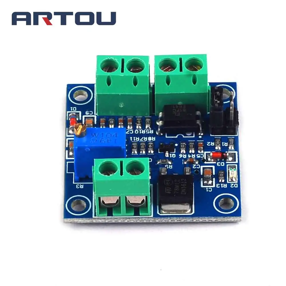 PWM to Voltage Converter Module 0%-100% to 0-10V for PLC MCU Digital to Analog Signal PWM Adjustabl Converter Power Module