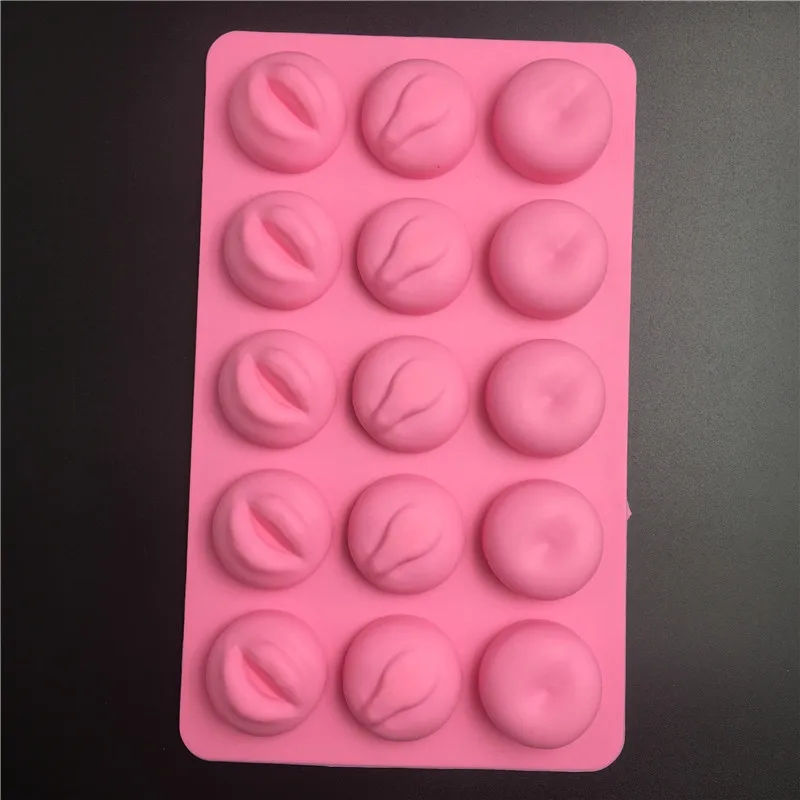 PEIPINGKE Sexy Ass Lip Silicone Cake Mold Ice Cube Tray DIY Silicone Soap Chocolate Mould Cake Tools