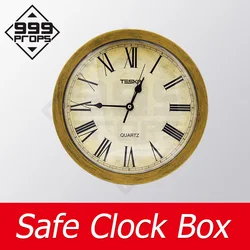 999PROPS wall clock box real life Escape room hide clues in unexpected box chamber supplier game item secret box