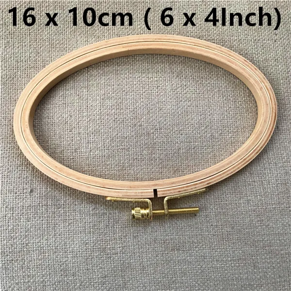 

16X10cm Oval Embroidery Hoop Circular Stitching Hoop Wooden Hoop Embroidery Frame Flexi Hoop for Hand Embroidery Hoop Art