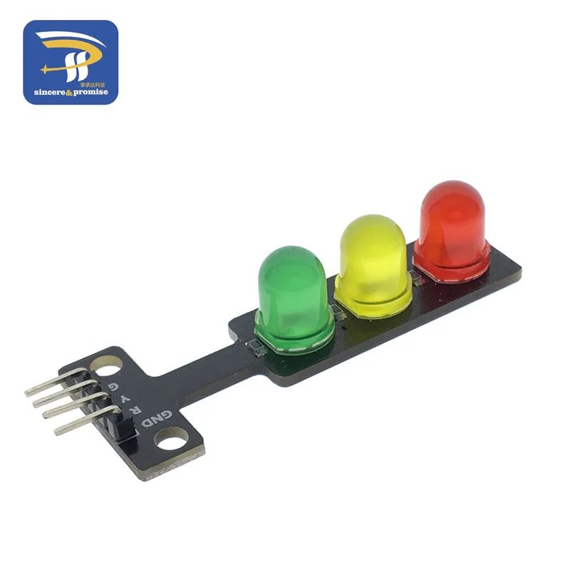 Mini 5V Traffic Light LED Display Module for Arduino Red Yellow Green 5mm LED Mini-Traffic Light for Traffic Light System Model