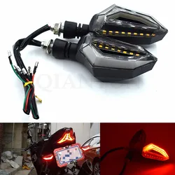 Universal motorcycle turn signal light flowing water LED flash for Suzuki GSXR GSX-R 600 750 1000 K1 K2 K3 K4 K5 K6 K7 K8 K9
