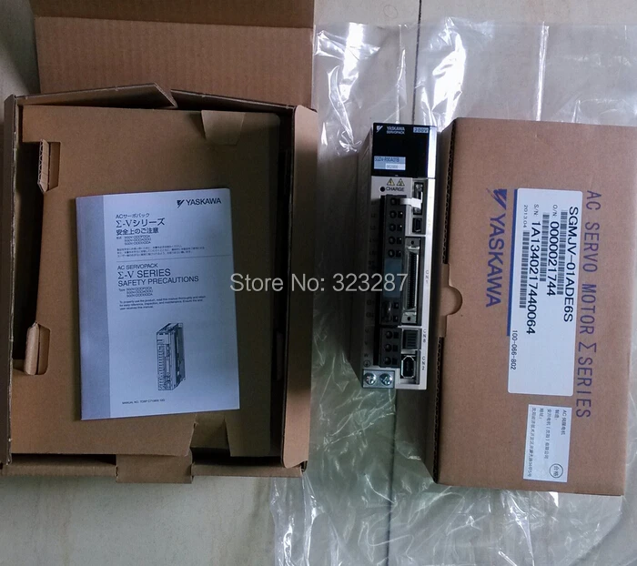 NEW Yaskawa AC Servo Motor + Drive SGMJV-01ADE6S SGDV-R90A01B
