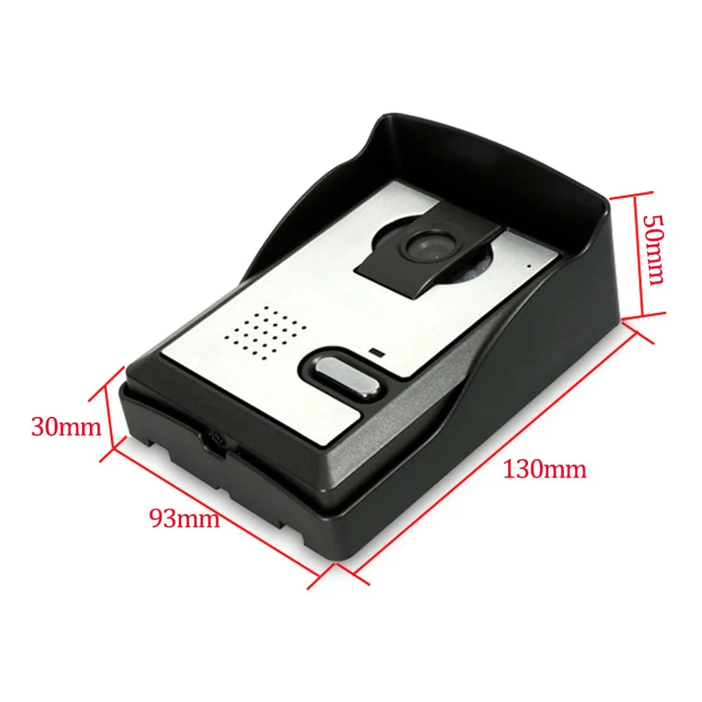 Free Shipping Video Door Phone Intercom System Doorbell Outdoor CMOS Night Vision Camera Unit For Access Control