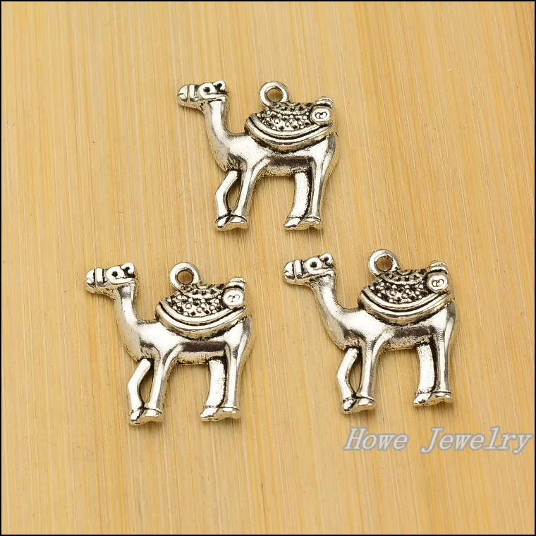 

40PC new fashion Camel pendant Tibetan silver fits for European Charm Bracelet Collier DIY jewelry