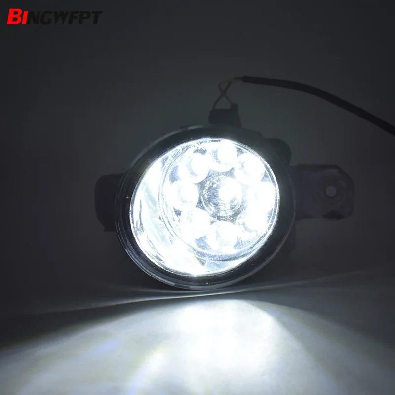 2PCS H11 12V LED / Halogen Fog LIGHT Lights drl Refit For NISSAN QASHQAI / QASHQAI +2 (J10, JJ10) 2007-2012