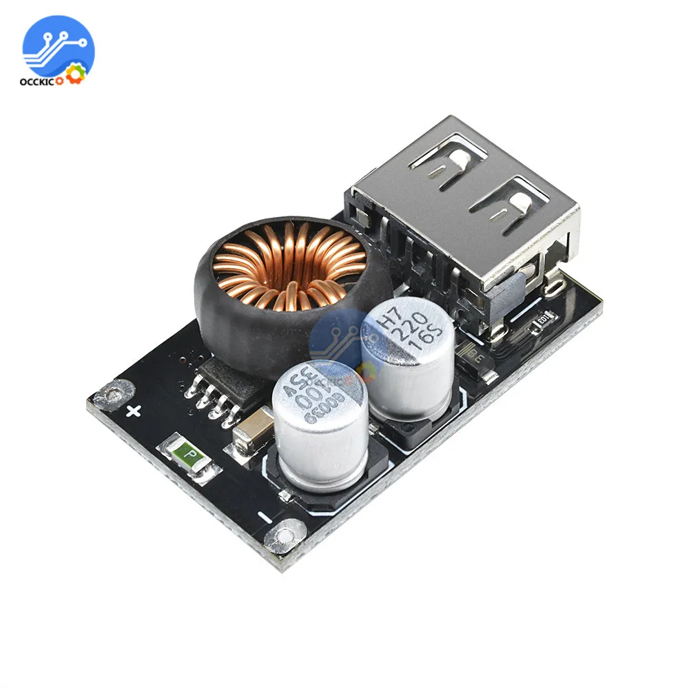 QC 3,0 USB DC-DC Buck Converter Lade Step Down Modul 10-32V zu 3,8-12V Schnelle schnell Lade Platine für Auto Power Ladegerät