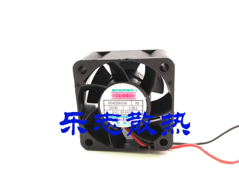 

MECHATRONICS MD4028M24B DC 24V 0.09A 40x40x28mm 2-Wire Server Cooking Fan