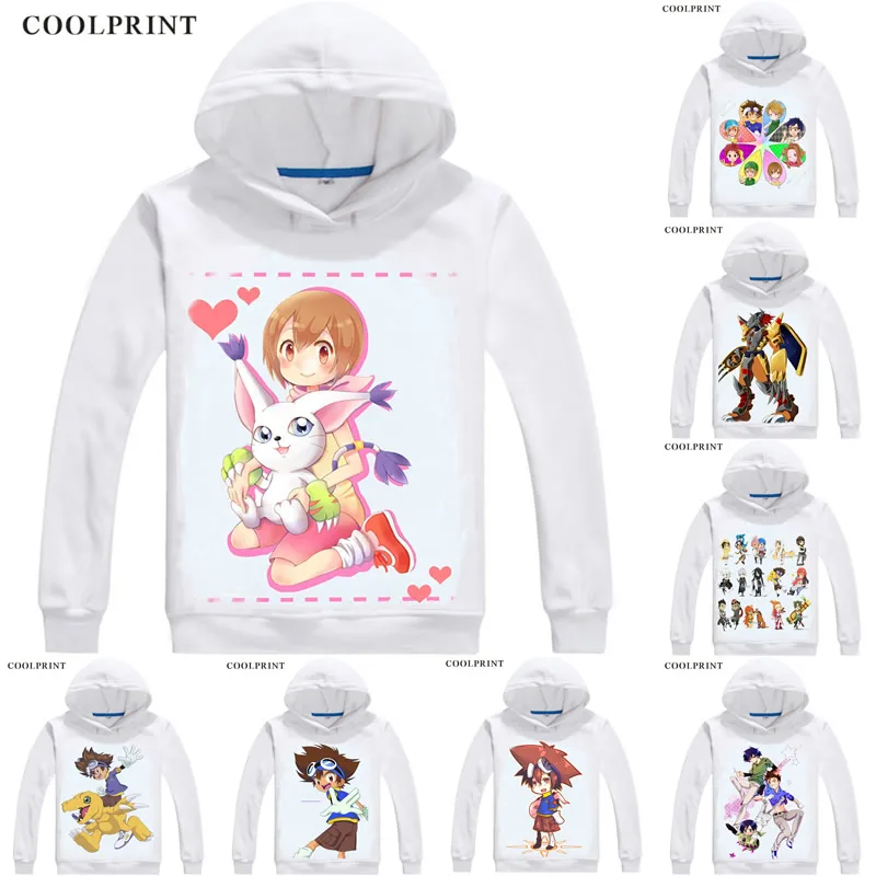 Dejitaru Monsuta Digimon Hoodies Multi-style Hooded Hoodie Digimon Adventure Dejimon Adobencha DigiDestined Cosplay Sweatshirts