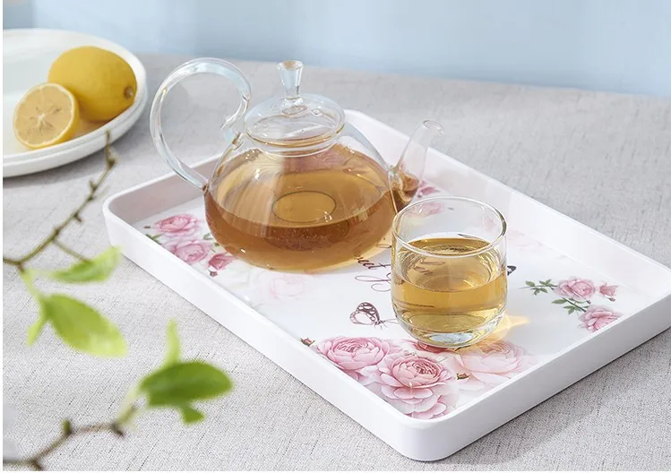 39cm,35cm,30cm round dish plate Square Trays for Party/Hotel/Home Dinner Plate Dish  for Snacks Fruit Milk