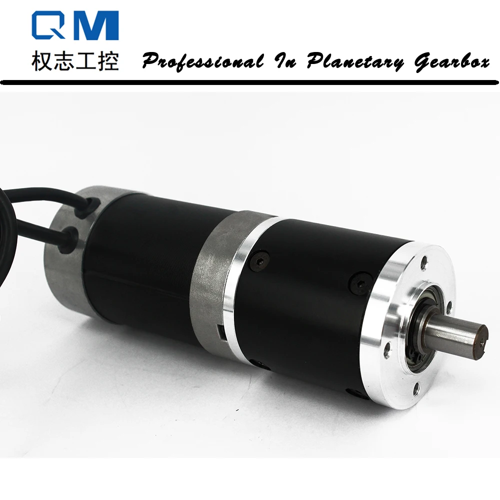 Gear BLDC Motor Planetary Reduction Gearbox Ratio 15:1 Diam57 24V 120W Brushless DC Motor