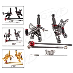 Rear Footpegs Foot Pegs Pedals for Honda CBR600RR 2003 2004 2005 2006 & CBR 1000 RR 2004-2007 Motorcycle Part Adjustable