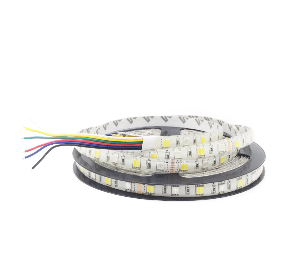 Zigbee RGBCCT LED Strip Light Smart Waterproof SMD 5050 12V 5M LED Stripe Tape Ribbon ZLL Link Controller Work with Alexa Echo