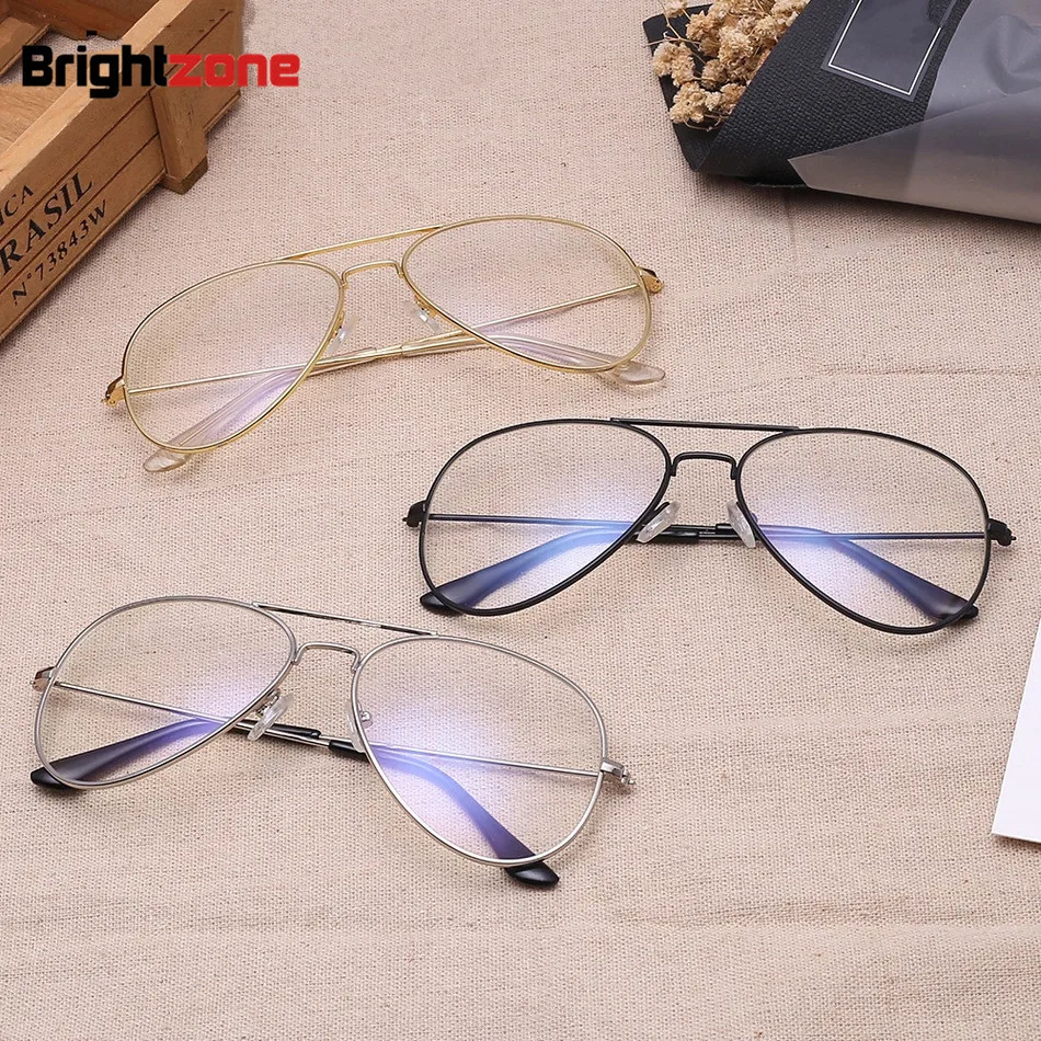 Big Size Frame Bluelight Protect Anti-blue Rays Plain Mobile Anti-tired Men Women Radiation-resistant Computer Working Glasses