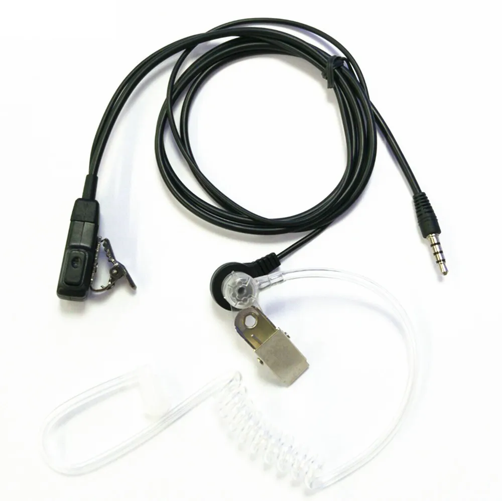 Police Acoustic Air Tube Earphone with PTT  for iphone xiaomi HUAWEI Cell Phones Mobile Phone