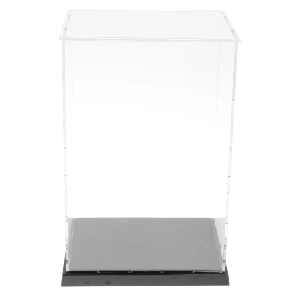 Transparent Acrylic Display Box Dustproof Protector Action Figure Figurines Satue 3D Models Product Samples Display Case