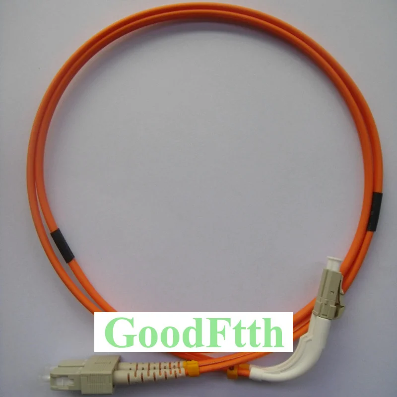 

Fiber Patch Cord SC-LC Bending Boot 90 Degrees Multimode 50/125 OM2 Duplex GoodFtth 20m 25m 30m 35m 40m 50m 100m