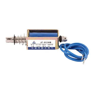 JF-0530B DC 24 V/DC12V 0.3A 5N Push Pull Type Open Frame Solenoide Elettromagnete